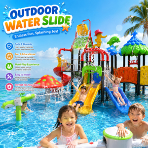 <span class=keywords><strong>Parque</strong></span> Acuático Grande al Aire Libre <span class=keywords><strong>con</strong></span> Toboganes de Agua <span class=keywords><strong>con</strong></span> Temática de Ballenas y <span class=keywords><strong>Delfines</strong></span> para Hoteles, Resorts y Parques Comunitarios - Product Image 6