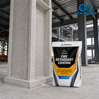 Peinture ignifuge facile à appliquer pour acier, à base de gypse, non intumescente, revêtement retardateur de flamme pour structures intérieures, écoles, hôpitaux