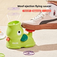 Disque Volant Transfrontalier Tendance pour Chiots et Petits Éléphants - Jouet d'Extérieur Parent-Enfant avec Lanceur