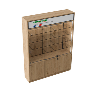 Estante de Supermercado Moderno de Madera, Góndola Metálica de Lujo con Mueble de Almacenamiento para Tiendas Minoristas - Product Image 2