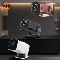 Vidéoprojecteur intelligent portable avec support rotatif à 180 degrés, pour petites pièces, courte focale 1:0.9, Android, 69 390 ANSI