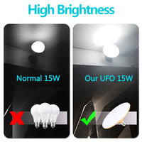Ampoule LED E27 B22 220V en gros de Chine, 15W 20W 30W 50W 60W, Ampoule LED haute puissance, Ampoule LED UFO SKD