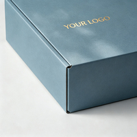 Boîte cadeau personnalisée avec fermeture magnétique, en carton ondulé rose, type boîte d'expédition pour abonnement personnalisé