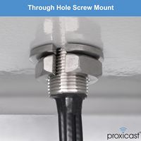 Antenne Cellulaire Proxicast 4x4 MIMO 4G/5G à Profil Bas, Anti-Vandalisme, IP67, Montage Omnidirectionnel par Trou, 1,8 m pour 19,6 cm, Noire, Compatible Cisco