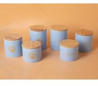 Urne funéraire en céramique artisanale PAIPET, cylindrique, scellée, pour cendres d'animaux (chiens, chats), vente en gros, prête à être expédiée, souvenir commémoratif