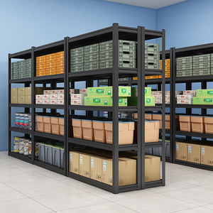 Usine Oem Odm Rayonnage à palettes de stockage en métal à usage intensif Étagères et rack commerciaux non verrouillables empilables pour <span class=keywords><strong>garage</strong></span> - Product Image 1