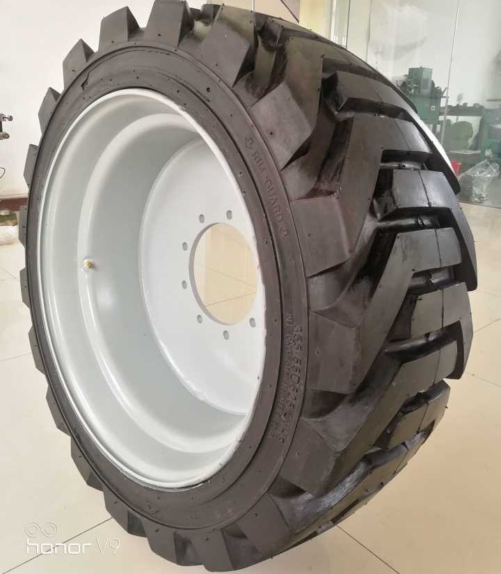 355/55D625 Boom Lift Tire Non Marking PU Foam Filled Tire for JLG