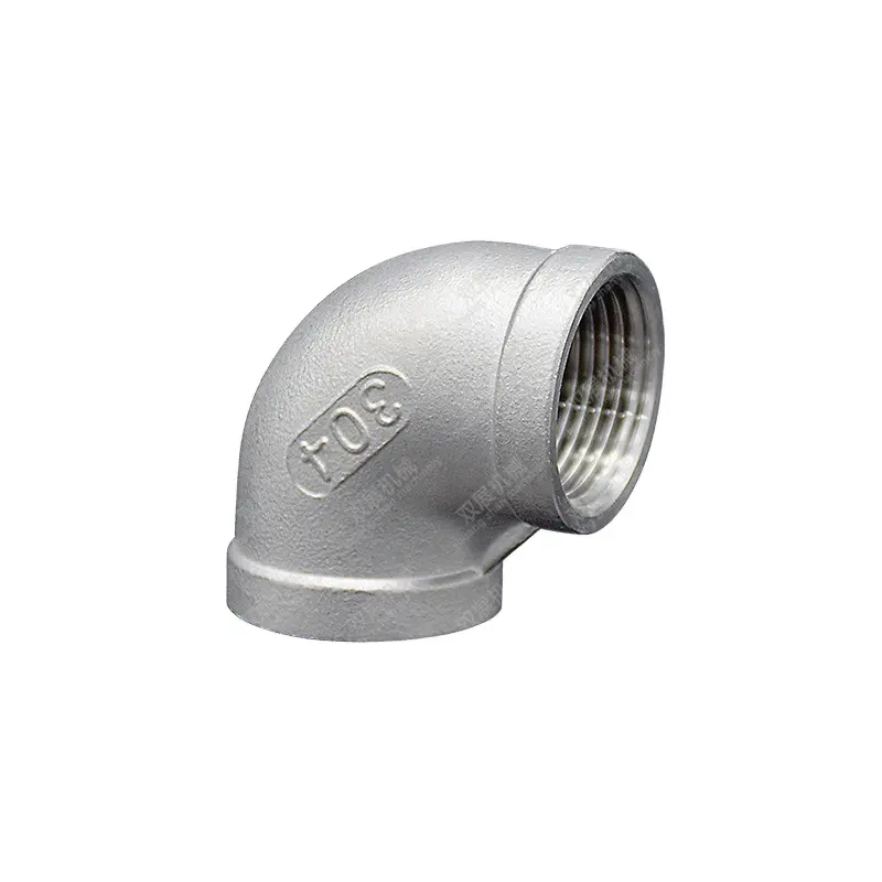 150 lb stainless steel cast 90 degree elbows bspp bspt npt threaded SS304 SUS316 CNC machined