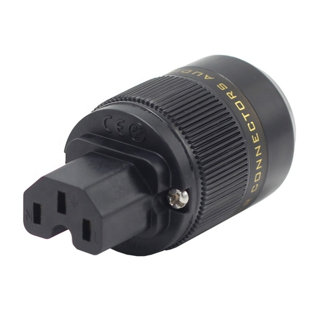 Power Plug Hifi American and European Plugs Can Be Customized Pure Copper Brass Gold-plated Audio Fever Power Plug