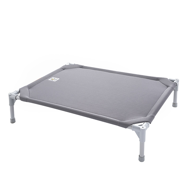 Lit gris foncé