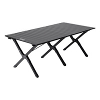 Ensemble table et chaises pliantes pour pique-nique et camping, design portable en forme d'œuf, en acier carbone, mobilier d'extérieur