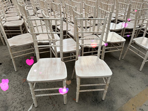 Silla de Madera para Bodas, Silla <span class=keywords><strong>Chiavari</strong></span> Blanca/Dorada/Plateada/Mogolina/Blanqueada para Eventos - Product Image 4