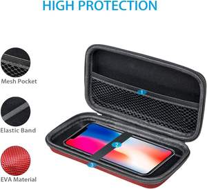 Organisateur électronique pour banque d'alimentation Anker/Jackery/<span class=keywords><strong>RAVPower</strong></span>, étui de transport EVA pour téléphones portables, câbles, accessoires de voiture/GPS - Product Image 5