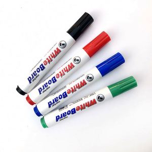 ชุดปากกาไวท์บอร์ดแบบลบได้ 4 สี หัวกลม สำหรับพื้นผิวหน้าต่าง กระจก ปฏิทิน - Product Image 1