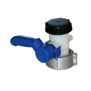 <span class=keywords><strong>Vanne</strong></span> papillon en plastique pour conteneur IBC DN50 75 mm, filetage BSP, usage industriel - Product Image 2