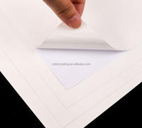 Étiquettes de transfert en papier synthétique mat A4 PP Papier autocollant résistant à l'eau Adhésif à jet d'encre Vinyle imprimable pour autocollants Papeterie