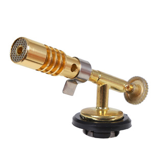 Mini Pistola de Llama de Gas Butano, Recubierta de Cobre, con Interruptor Único, 1800°C, Antorcha de Soldadura de Cabeza Recta - Product Image 2