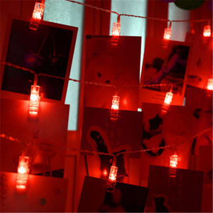 Décoration de Chambre <span class=keywords><strong>à</strong></span> Coucher <span class=keywords><strong>à</strong></span> la maison <span class=keywords><strong>À</strong></span> Piles A Mené Des Lumières De Ficelle <span class=keywords><strong>Guirlande</strong></span> <span class=keywords><strong>Photo</strong></span> Clip - Product Image 2