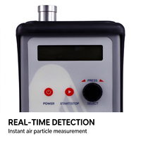 Compteur de particules portatif pour intérieur, instrument compact de surveillance de la qualité de l'air