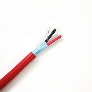 TIANJIE - 1.0mm2 1.5mm2 2.5mm2 2C UL المدرجة محمية الصلبة النحاس الأحمر سترة من كلوريد متعدد الفينيل كابل إنذار حريق FPLR كبل أمان - Product Image 4