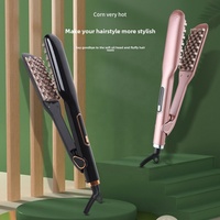 Tang pengeriting penata keramik, pelurus rambut besi datar, pelurus rambut penebal rambut