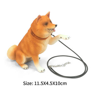 Likelife Shiba Inu Worst Hond Corgi Massief Pvc Speelgoed <span class=keywords><strong>Plastic</strong></span> Figuur Dieren Hond Met Sleepkabel - Product Image 4