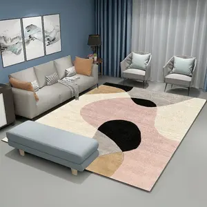 Groothandel volledige tapijt voor woonkamer-Nordic ins Polyester carpet for living room full house can be customize