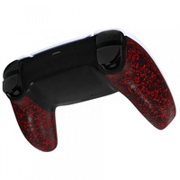 Coques de remplacement en caoutchouc rouge et noir pour manettes de jeu PS5 – Vente en gros