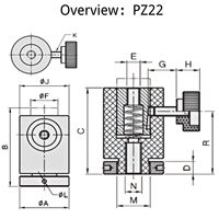 Tiges de Soutien Circulaires Élastiques pour Accessoires de Machines-Outils CNC – Amortissement des Vibrations et Anti-Corrosion en Acier Marque PH