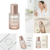 Suero Facial Iluminador Aurora, Hidratante, para Uso Diario, Cuidado de la Piel, 30 ml