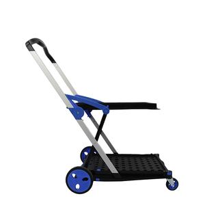 FW-99G AVEC 1 panier Nouveau <span class=keywords><strong>chariot</strong></span> pliable à double niveau <span class=keywords><strong>Chariot</strong></span> en aluminium pour la famille, le <span class=keywords><strong>jardin</strong></span>, les affaires, les articles <span class=keywords><strong>de</strong></span> vente chaude - Product Image 2