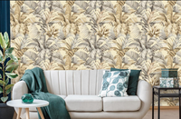 Papier peint mural 3D floral moderne imperméable pour hôtels et lieux de divertissement, rouleaux pour la décoration murale de la maison