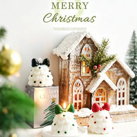 Bougie parfumée décorative de Noël en forme d'arbre pour mariage, fête, décoration de table à la maison