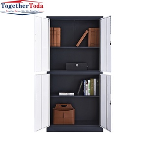 Armoire de rangement de fichiers de grande capacité, moderne, durable, en acier, avec serrure réglable, écologique, pour bureau, maison, hôtel - Product Image 6