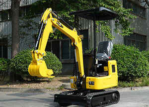 Mini Excavadora R327, Excavadora Pequeña <span class=keywords><strong>para</strong></span> Uso Doméstico, Excavación de Suelos, Ingeniería Agrícola, Máquina Multifuncional con Gancho - Product Image 2