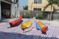 Bateau banane gonflable personnalisé 5 personnes poisson volant gonflable pour le surf