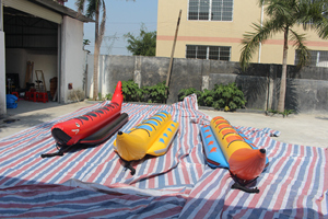 Barco de plátano inflable personalizado 5 personas pez volador inflable para surfear - Product Image 5