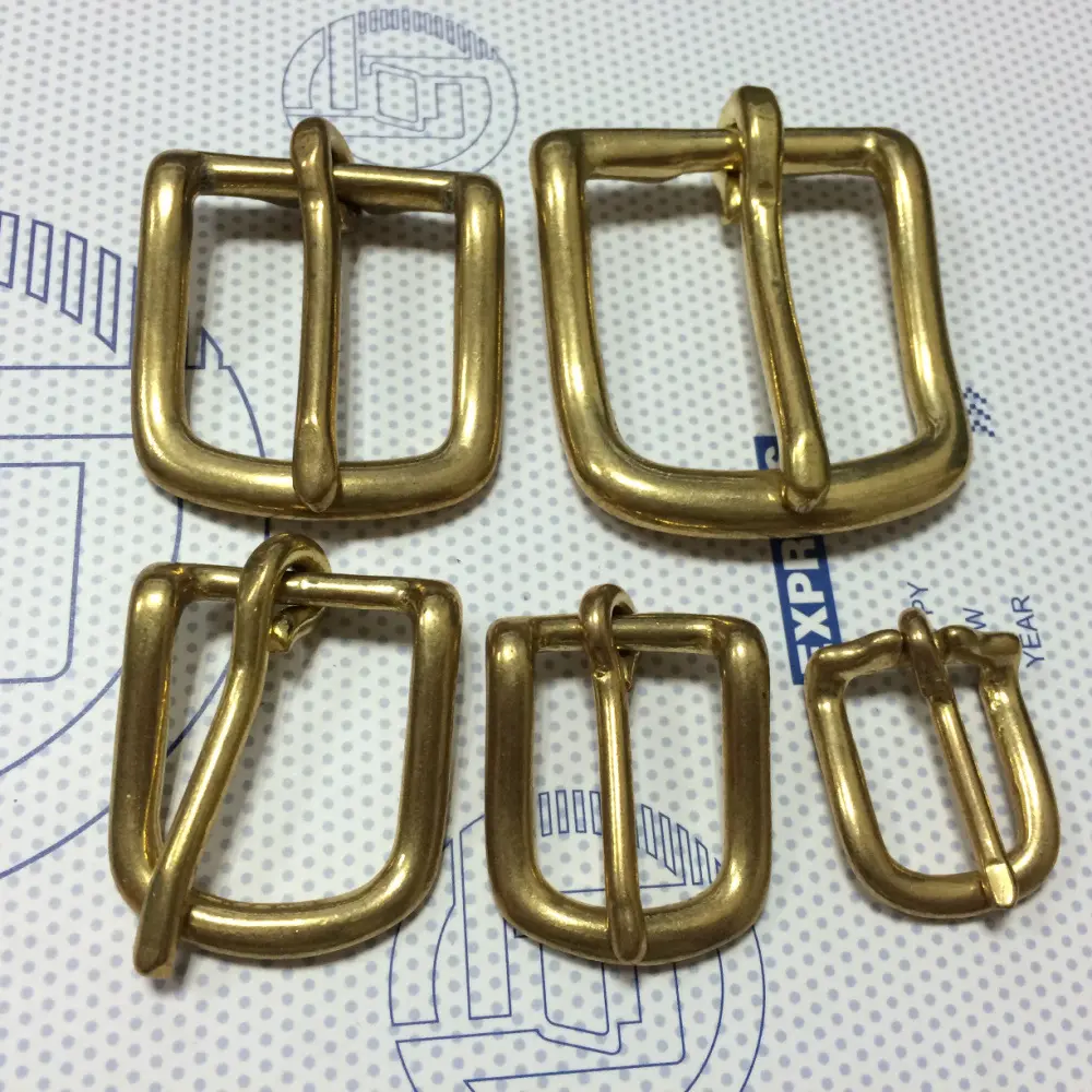 13mm 17mm 20mm 23mm 25mm 32mm 38mm inner size high quality solid brass pin buckle