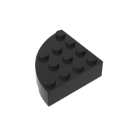 [Gobricks]GDS-1014 Blocs de construction en plastique ABS à l'échelle 1:8, pièces 2577, brique ronde à coins arrondis 4x4, brique complète