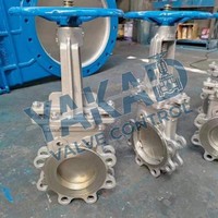 Válvula de Compuerta de Acero Inoxidable ASTM A351 CF8 Bidireccional con Volante y Cuña Flexible de una Pieza