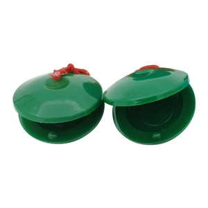 Castagnettes en plastique colorées de forme ronde, instrument de percussion Orff, jouet d'enseignement du rythme pour l'éducation précoce - Product Image 4