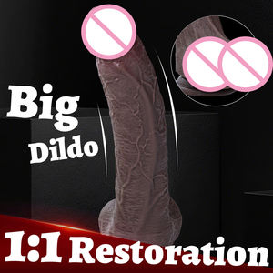 Venta caliente consolador realista para mujeres moderno último consolador grande eléctrico hecho a medida sexo femenino consolador grande silicona Real pene suave - Product Image 6