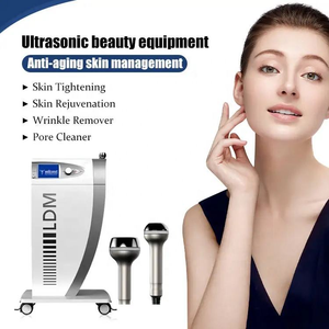 Appareil de soin du visage multifonctionnel 10 MHz à <span class=keywords><strong>micro</strong></span>-massage, gouttelettes d'eau, élimination des graisses, régénération de la peau, machine ABS avec gel - Product Image 1