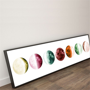 Black White Planet Moon Phase <span class=keywords><strong>Canvas</strong></span> <span class=keywords><strong>Poster</strong></span> Picture camera da letto Art Print Wall Decor pittura a olio <span class=keywords><strong>su</strong></span> <span class=keywords><strong>tela</strong></span> <span class=keywords><strong>Poster</strong></span> Art Picture - Product Image 5