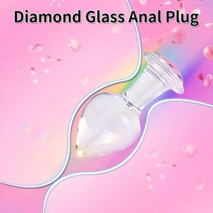 Tapón Anal de Cristal con Joyería de Lujo, Tapón Anal para Estimulación Anal, Juguete Sexual Anal Unisex para Adultos - Product Image 4