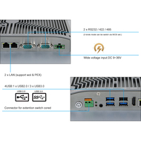 Computadora Industrial Todo en Uno Sin Ventilador con Función de Configuración BIOS y Canales Intercambiables RS485/232/422 para Diversos Escenarios Industriales