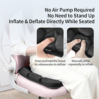 Coussin de siège gonflable à cellules d'air pour chaise de bureau, soulagement orthopédique de la pression, coussin anti-douleur coccyx pour les personnes qui restent longtemps assises