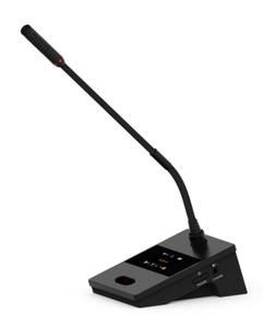 Système de microphone de conférence numérique Dante avec alimentation PoE, microphones filaires, fonction de vote, RJ45 pour centres de conférence - Product Image 3