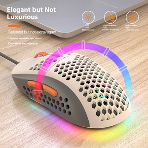 Wolf M8 Tùy Chỉnh RGB Có Dây Chuột Chơi Game Trọng Lượng Nhẹ Với Macro Định Nghĩa Cho Thuận Tay Phải Người Dùng Màu Sắc Phù Hợp Với Máy Tính - Product Image 2