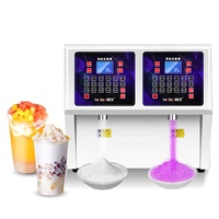 Distributeur automatique de poudre HENGZHI 7L à double trémie avec extraction à pression stable et commande à 18 touches pour les commerces de boissons
